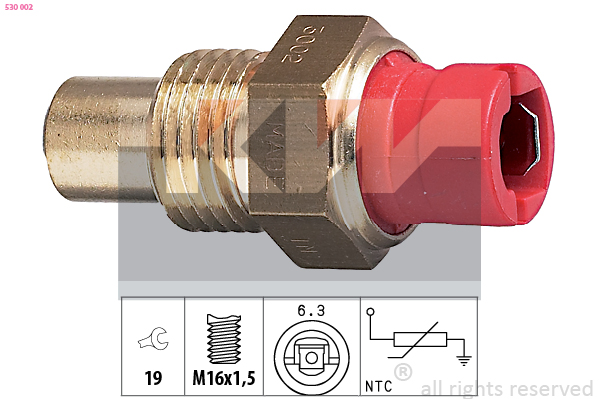 Senzor,temperatura lichid de racire 530 002 KW